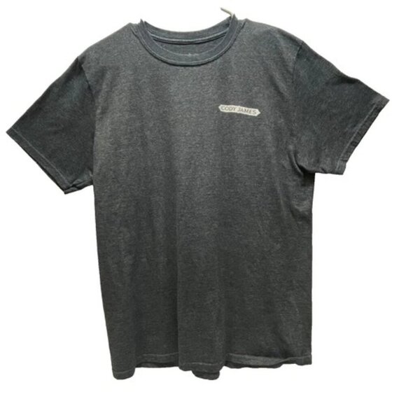 Cody James Respect & Honor T-Shirt Men's Large Heather Navy Graphic Western Logo - Picture 1 of 5